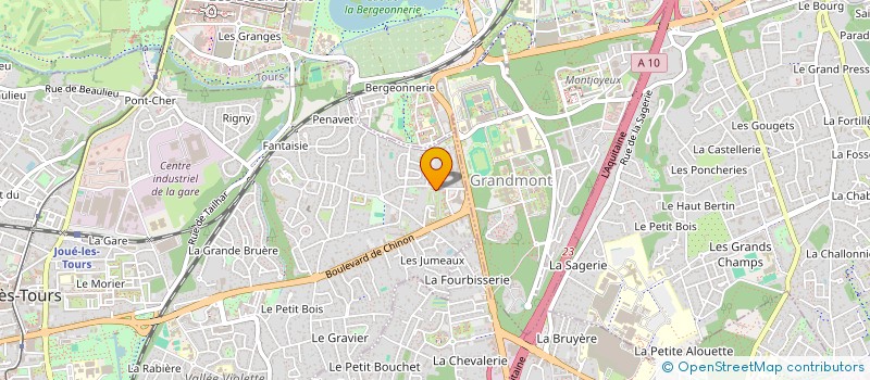 localisation de l'entreprise MONSIEUR MOHAMMAD NAZIR HANIFI  JOUE-LES-TOURS