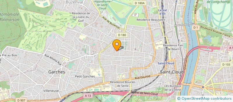 localisation de l'entreprise MONSIEUR MOHAMMAD NIKBAKHT à SAINT-CLOUD