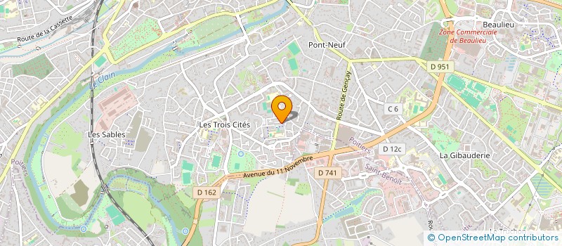 localisation de l'entreprise MONSIEUR MOHAMMAD OMAR  POITIERS