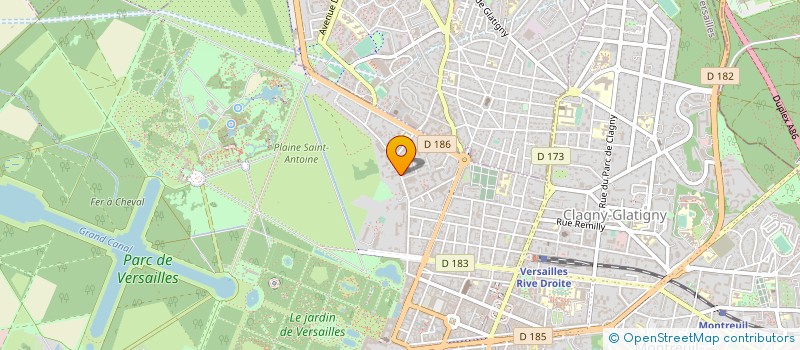 localisation de l'entreprise MONSIEUR MOHAMMAD OMAR AHMADZAI à VERSAILLES