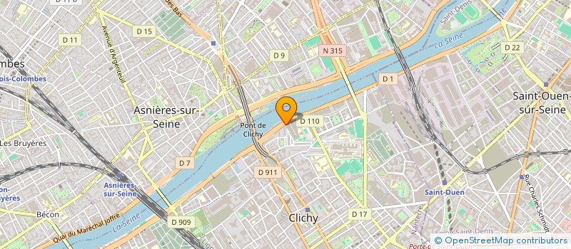 localisation de l'entreprise MONSIEUR MOHAMMAD OMAR NASSAR à CLICHY