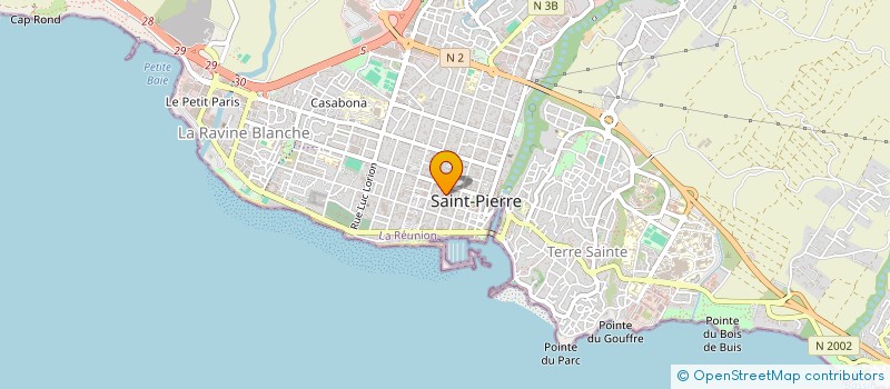 localisation de l'entreprise MONSIEUR MOHAMMAD OMARJEE à SAINT-PIERRE