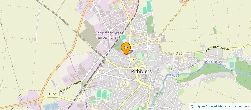 localisation de l'entreprise MONSIEUR MOHAMMAD PAKTIAWAL à PITHIVIERS