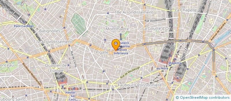 localisation de l'entreprise MONSIEUR MOHAMMAD RATA  PARIS 18