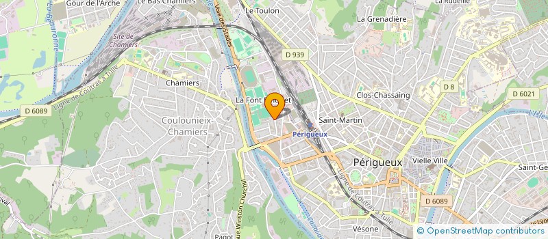 localisation de l'entreprise MONSIEUR MOHAMMAD ROKAY  PERIGUEUX