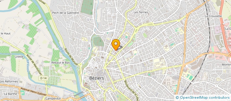 localisation de l'entreprise MONSIEUR MOHAMMAD ROKIB  BEZIERS