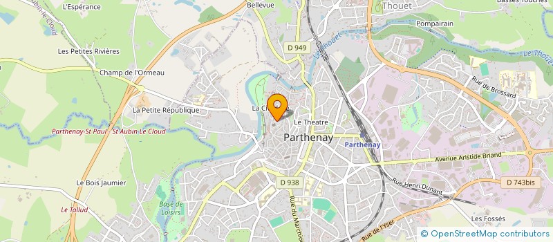 localisation de l'entreprise MONSIEUR MOHAMMAD ROSTAMI  PARTHENAY