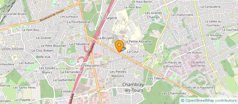 localisation de l'entreprise MONSIEUR MOHAMMAD SADEQ TIMORY  CHAMBRAY-LES-TOURS