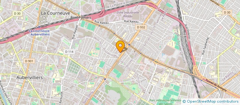 localisation de l'entreprise MONSIEUR MOHAMMAD SADIKUL ISLAM à LA COURNEUVE