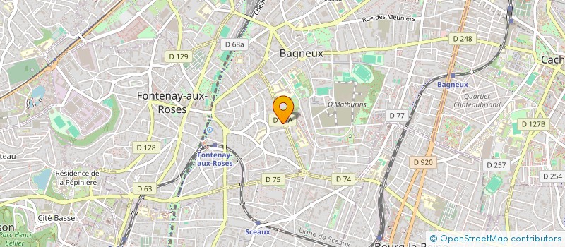 localisation de l'entreprise MONSIEUR MOHAMMAD SAEED NASIRI à FONTENAY-AUX-ROSES