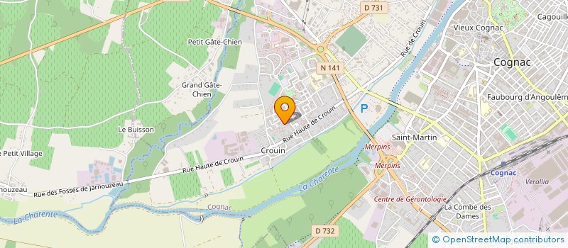 localisation de l'entreprise MONSIEUR MOHAMMAD SAFI à COGNAC