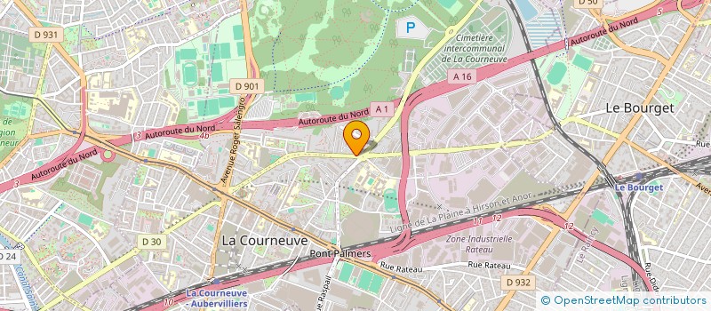 localisation de l'entreprise MONSIEUR MOHAMMAD SAHAK  LA COURNEUVE