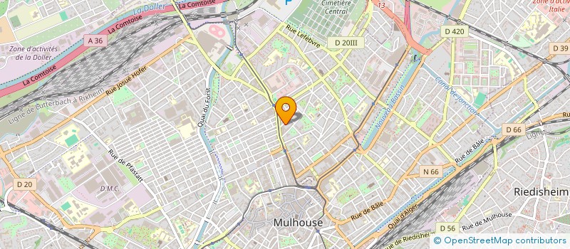 localisation de l'entreprise MONSIEUR MOHAMMAD SAKHA  MULHOUSE