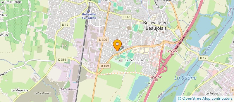 localisation de l'entreprise MONSIEUR MOHAMMAD SARDAR  BELLEVILLE-EN-BEAUJOLAIS