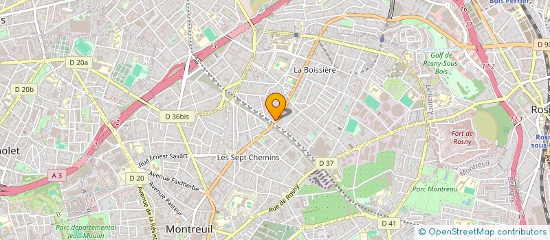 localisation de l'entreprise MONSIEUR MOHAMMAD SAYEM UDDIN à MONTREUIL