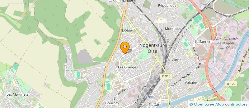 localisation de l'entreprise MONSIEUR MOHAMMAD SEDDIQI  NOGENT-SUR-OISE