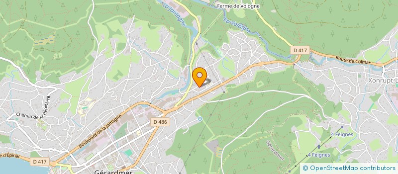 localisation de l'entreprise MONSIEUR MOHAMMAD SEKANDARI  GERARDMER