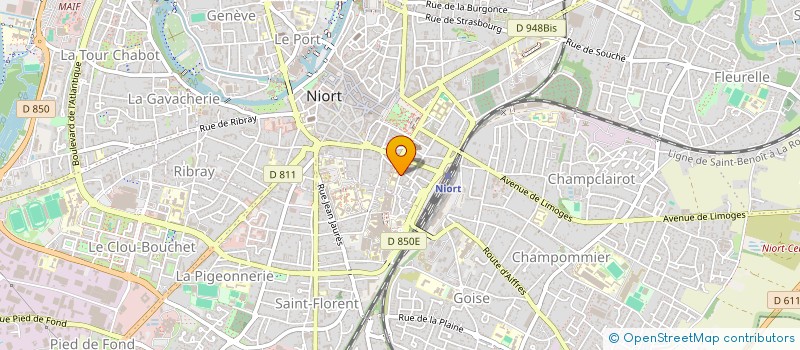 localisation de l'entreprise MONSIEUR MOHAMMAD SHAABAN  NIORT