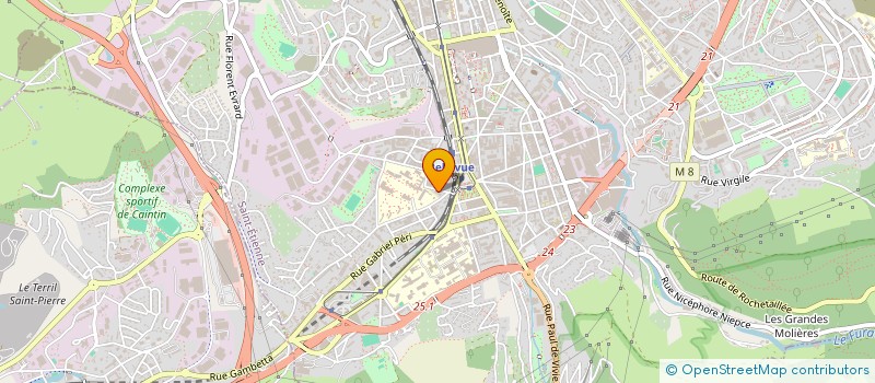 localisation de l'entreprise MONSIEUR MOHAMMAD SHARIFI  SAINT-ETIENNE