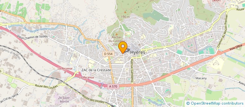 localisation de l'entreprise MONSIEUR MOHAMMAD STANIKZAI  HYERES