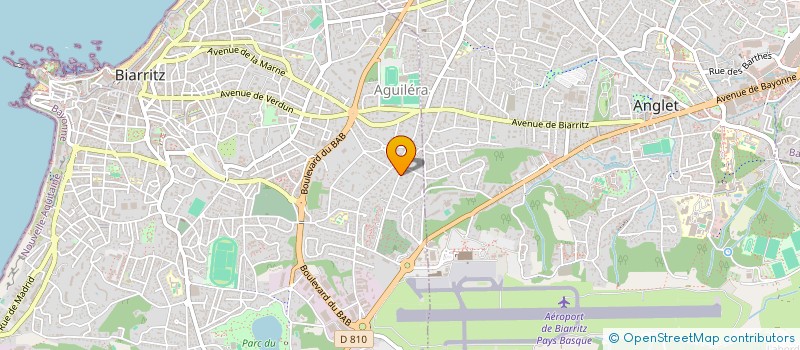 localisation de l'entreprise MONSIEUR MOHAMMAD SULTANI  BIARRITZ