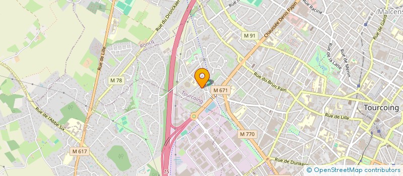 localisation de l'entreprise MONSIEUR MOHAMMAD TAHAWI  TOURCOING