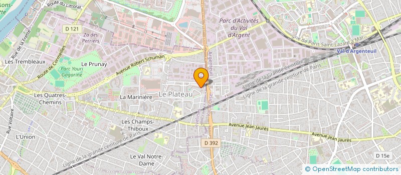 localisation de l'entreprise MONSIEUR MOHAMMAD TAJUL ISLAM APU  SARTROUVILLE