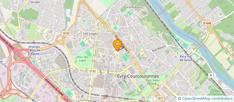 localisation de l'entreprise MONSIEUR MOHAMMAD TANVEER  EVRY-COURCOURONNES