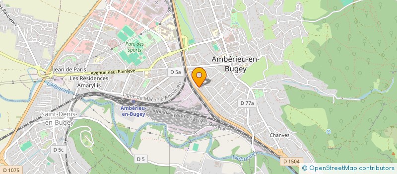 localisation de l'entreprise MONSIEUR MOHAMMAD TAREQ SULTANI  AMBERIEU-EN-BUGEY