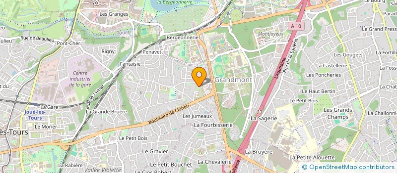 localisation de l'entreprise MONSIEUR MOHAMMAD TORABI  JOUE-LES-TOURS