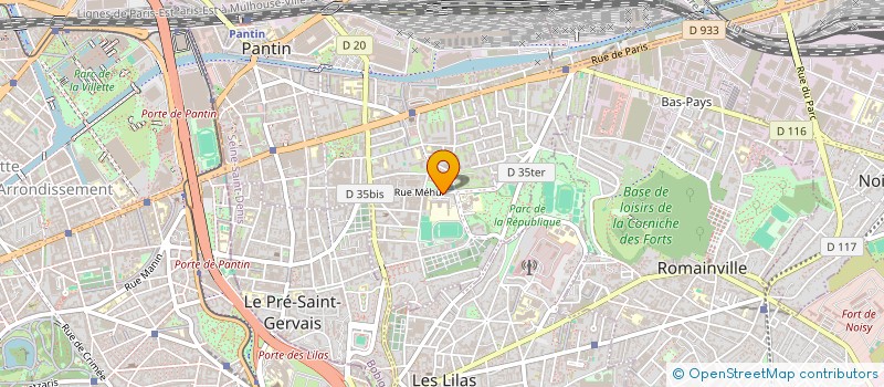 localisation de l'entreprise MONSIEUR MOHAMMAD UDDIN à PANTIN