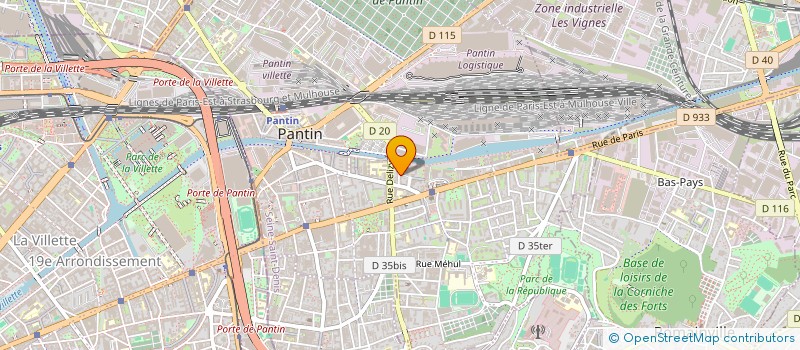 localisation de l'entreprise MONSIEUR MOHAMMAD UDDIN  PANTIN