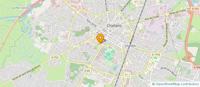 localisation de l'entreprise MONSIEUR MOHAMMAD WAHIDI à CHALLANS