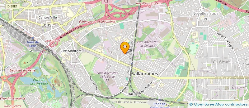 localisation de l'entreprise MONSIEUR MOHAMMAD WARDAK  SALLAUMINES