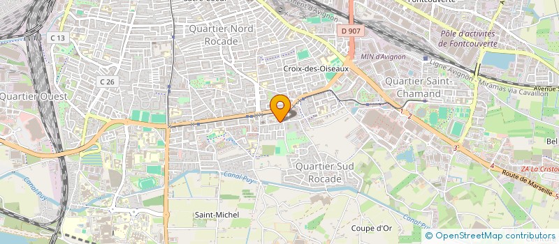 localisation de l'entreprise MONSIEUR MOHAMMAD WASIQ RAFIQI  AVIGNON