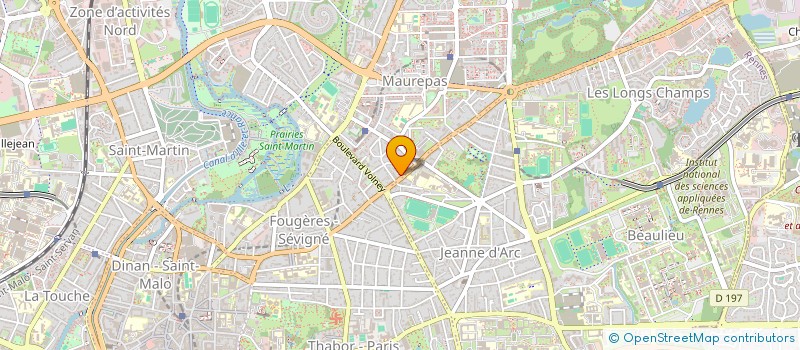 localisation de l'entreprise MONSIEUR MOHAMMAD WEHBE  RENNES