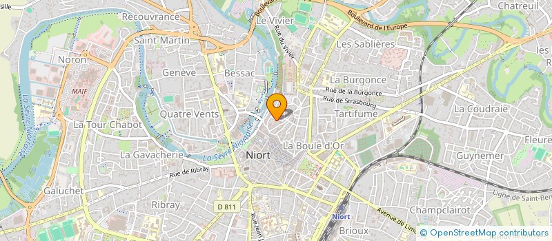 localisation de l'entreprise MONSIEUR MOHAMMAD YAQUB AIHAJ  NIORT