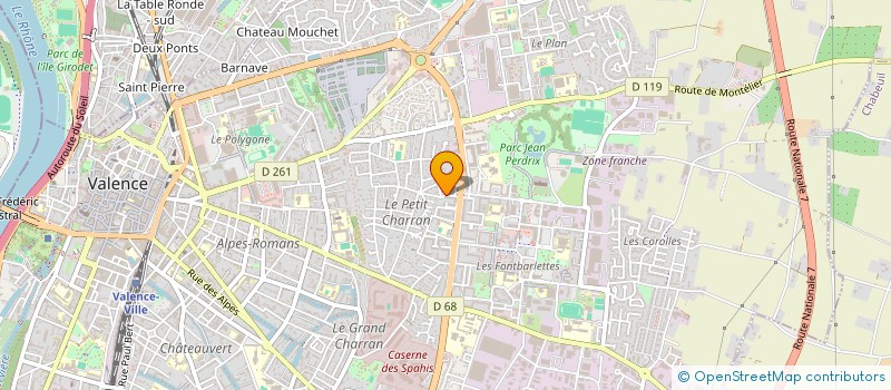 localisation de l'entreprise MONSIEUR MOHAMMAD-YASSINE RAKI  VALENCE