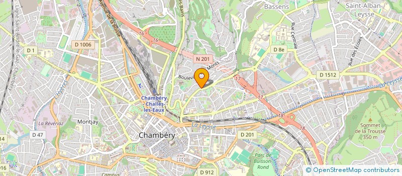 localisation de l'entreprise MONSIEUR MOHAMMAD YAVARI  CHAMBERY