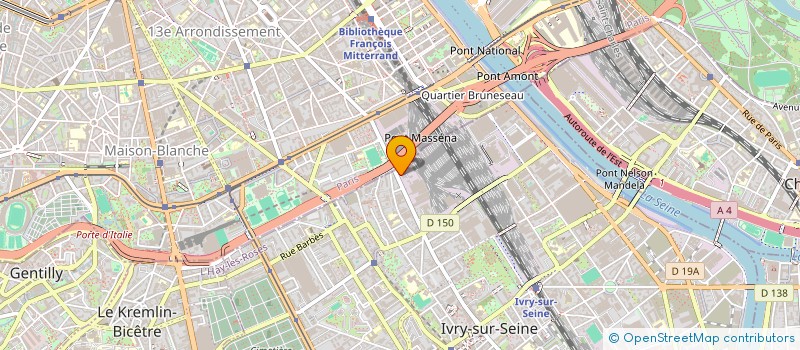 localisation de l'entreprise MONSIEUR MOHAMMAD YOSEF OMARZAI  IVRY-SUR-SEINE