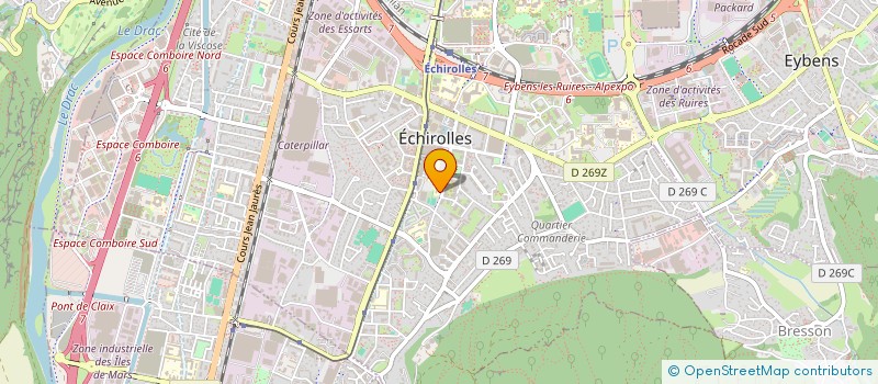 localisation de l'entreprise MONSIEUR MOHAMMAD YOUSEFZAI à ECHIROLLES