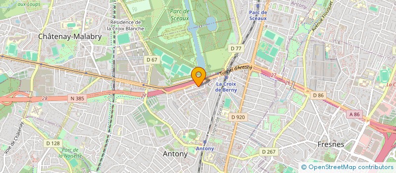 localisation de l'entreprise MONSIEUR MOHAMMAD ZAHIR MOSAZAI à ANTONY