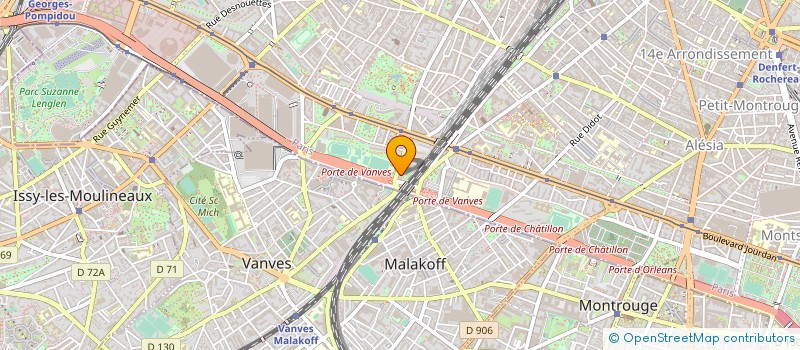 localisation de l'entreprise MONSIEUR MOHAMMAD ZAMANI ROSTAMABADI à VANVES