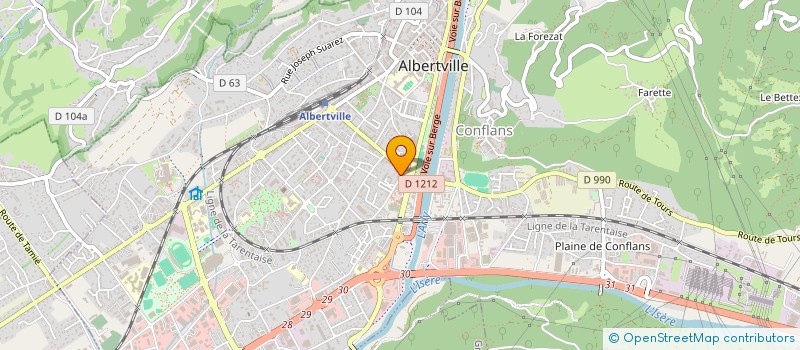 localisation de l'entreprise MONSIEUR MOHAMMAD ZAZAI  ALBERTVILLE