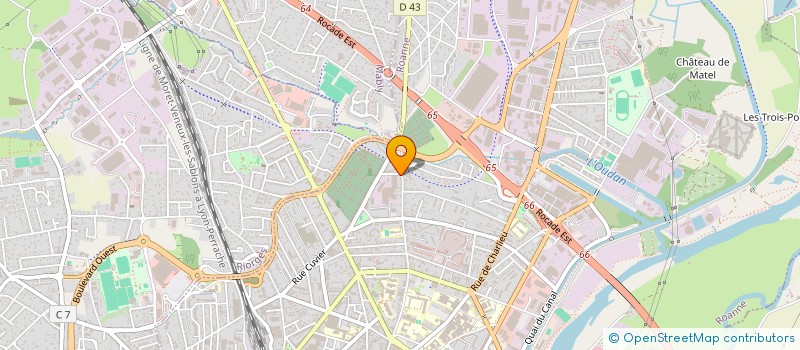 localisation de l'entreprise MONSIEUR MOHAMMADAJAN HAIDARI  ROANNE