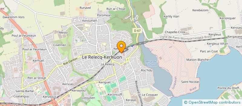 localisation de l'entreprise MONSIEUR MOHAMMADALI BAHARI à LE RELECQ-KERHUON