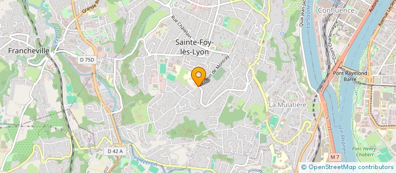 localisation de l'entreprise MONSIEUR MOHAMMADE NASER-ADDIN à SAINTE-FOY-LES-LYON