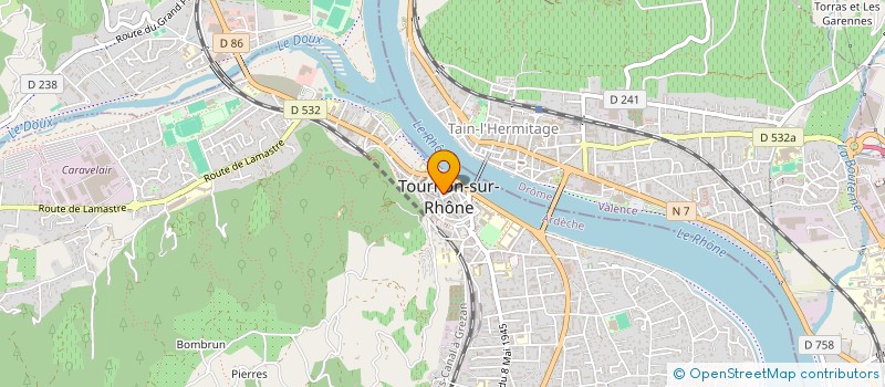 localisation de l'entreprise MONSIEUR MOHAMMADIKRAM AHMADZAI à TOURNON-SUR-RHONE