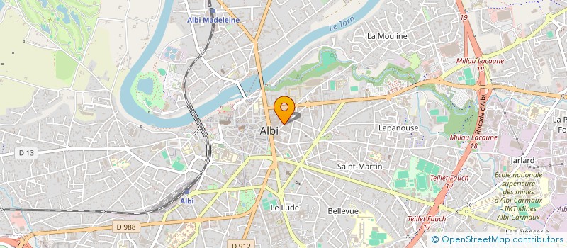 localisation de l'entreprise MONSIEUR MOHAMMADULLAH AHMADZAI  ALBI