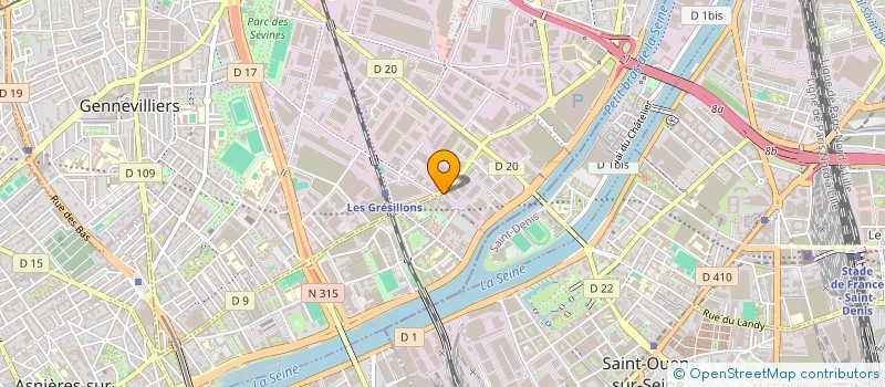 localisation de l'entreprise MONSIEUR MOHAMMADULLAH AHMADZAI à GENNEVILLIERS